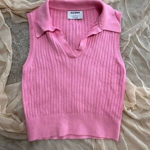 Pink old navy vest